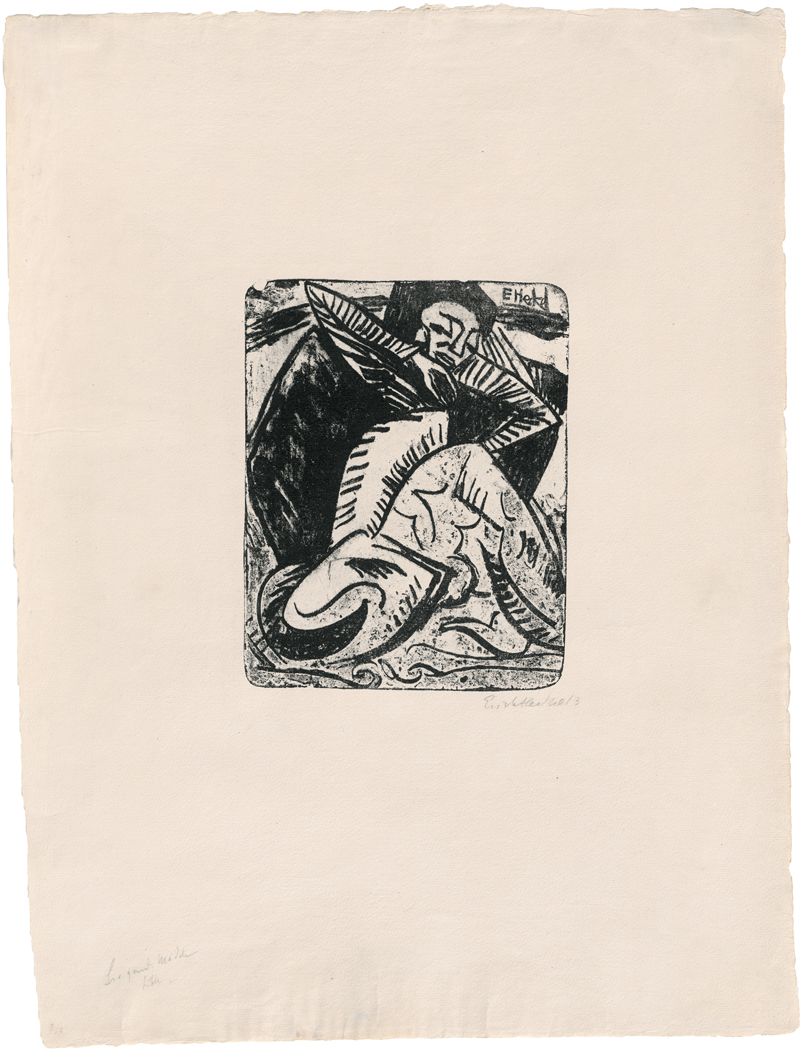 Lot 7061, Auction  127, Heckel, Erich, Liegendes Mädchen (Müde)
