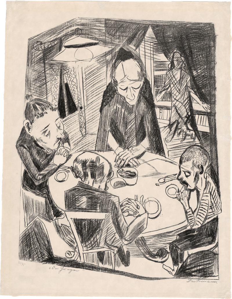 Lot 7066, Auction  127, Beckmann, Max, Der Hunger