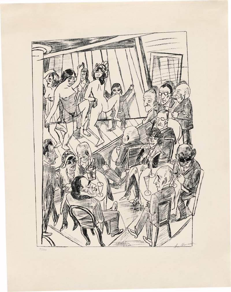 Lot 7069, Auction  127, Beckmann, Max, Nackttanz