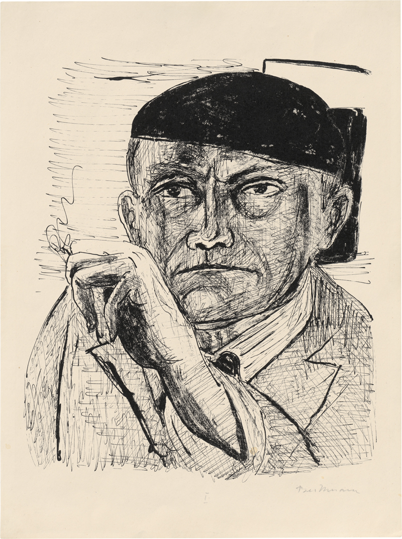 Lot 7071, Auction  127, Beckmann, Max, Selbstbildnis
