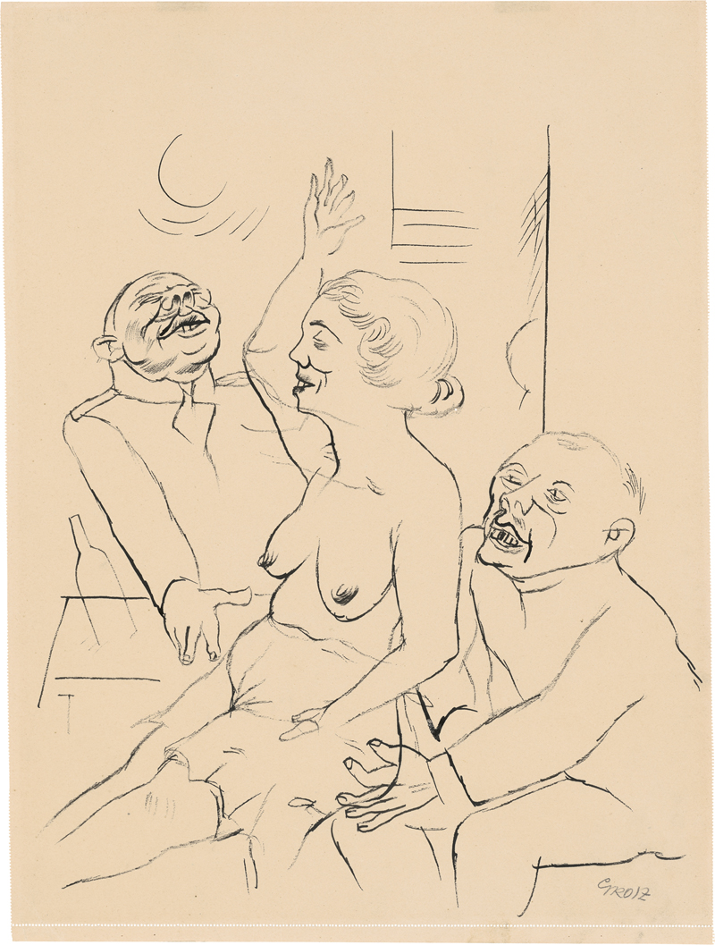 Lot 7072, Auction  127, Grosz, George, Zu vorgerückter Stunde