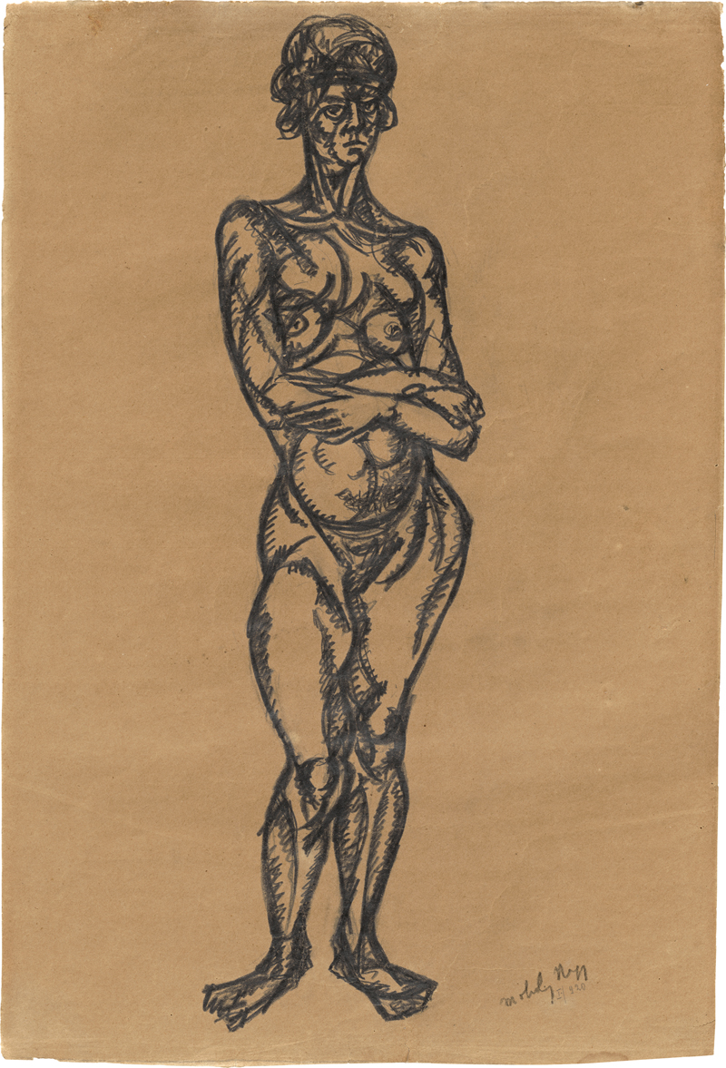 Lot 7095, Auction  127, Moholy-Nagy, László, Stehender Akt