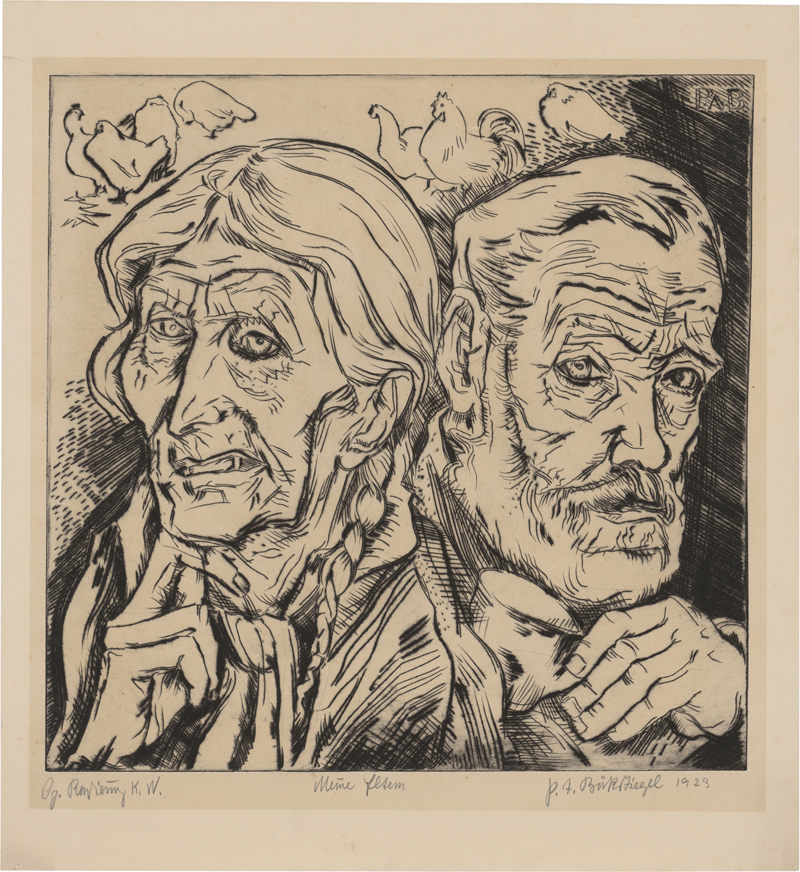 Lot 7112, Auction  127, Böckstiegel, Peter August, Meine Eltern