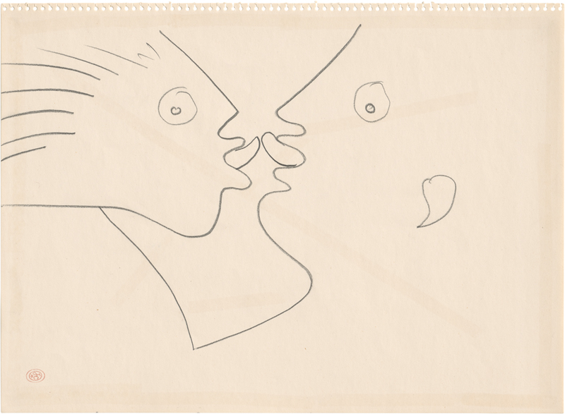 Lot 7177, Auction  127, Cocteau, Jean, Le Baiser