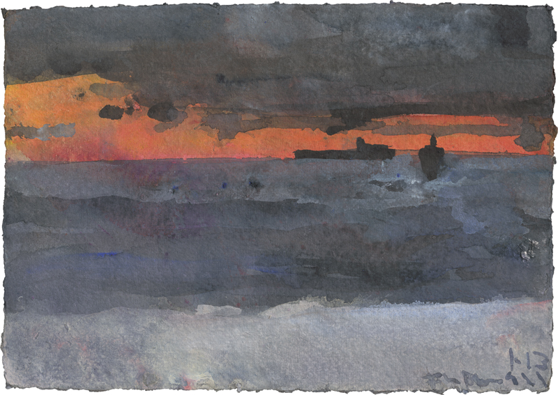 Lot 7270, Auction  127, Fußmann, Klaus, Abend an der Ostsee