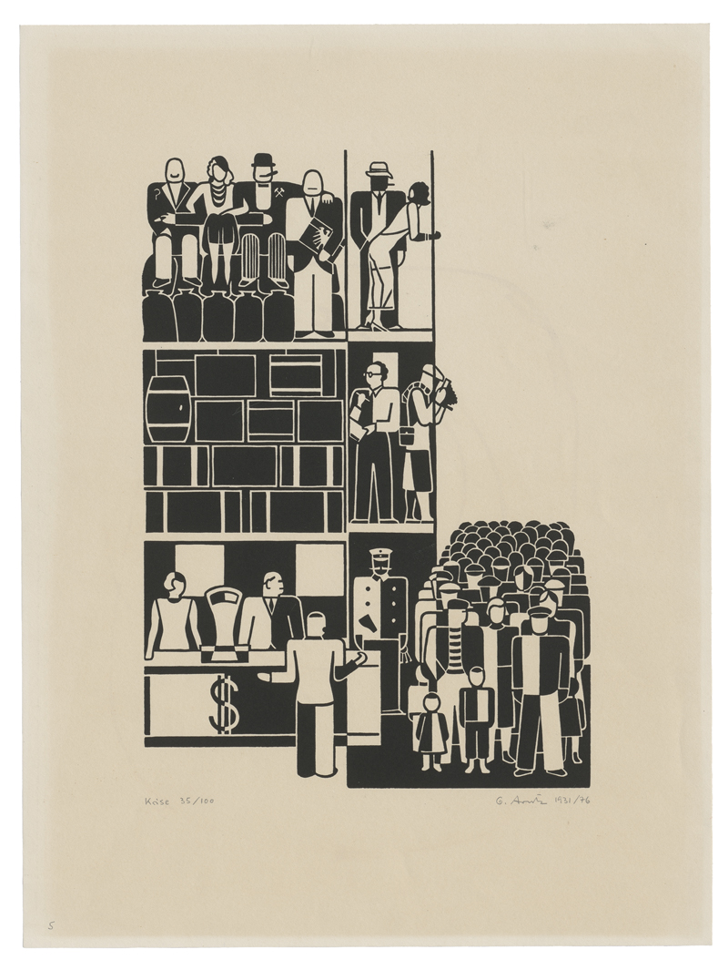 Lot 8006, Auction  127, Arntz, Gerd, Krise