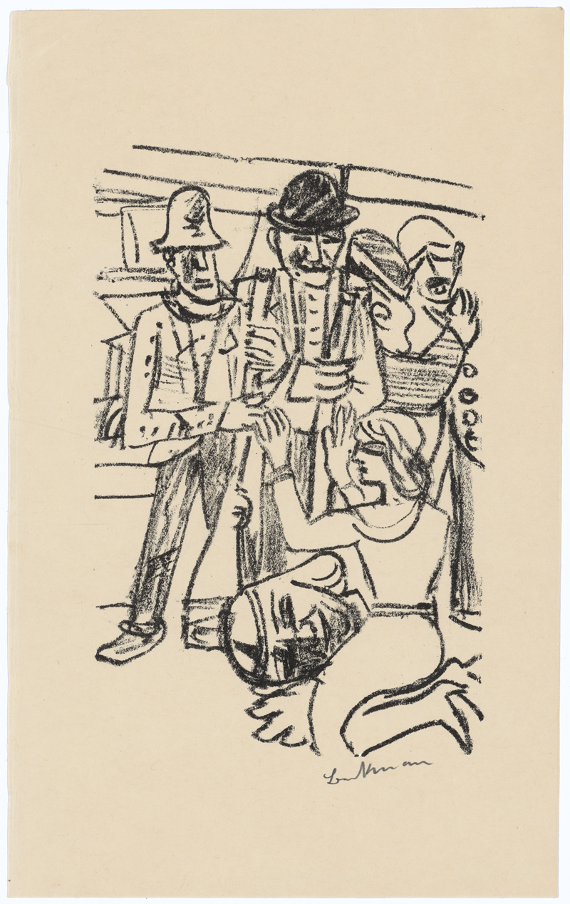 Lot 8011, Auction  127, Beckmann, Max, Der Mensch ist kein Haustier Nr. 1