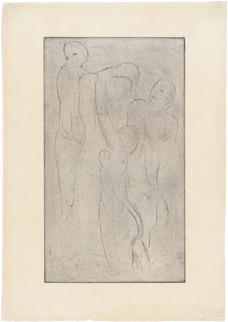 Lot 8062, Auction  127, Lehmbruck, Wilhelm, Untergehende Menschen