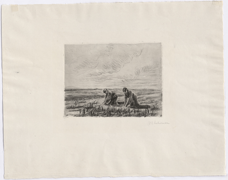 Lot 8064, Auction  127, Liebermann, Max, Auf dem Kartoffelfeld