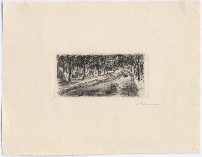 Lot 8066, Auction  127, Liebermann, Max, Heerengracht in Amsterdam