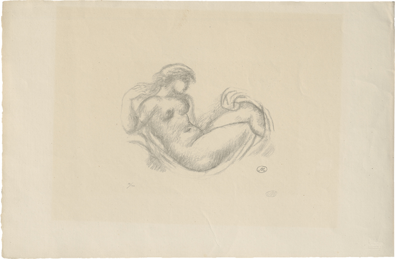 Lot 8074, Auction  127, Maillol, Aristide, Femme en berceau, bras droit levé