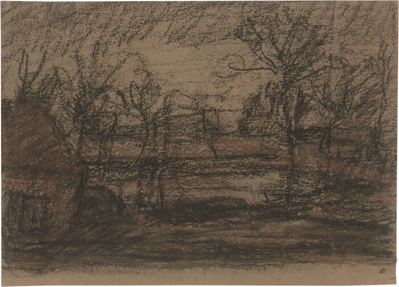Lot 8080, Auction  127, Modersohn, Otto, Dunkler Tag im Moor