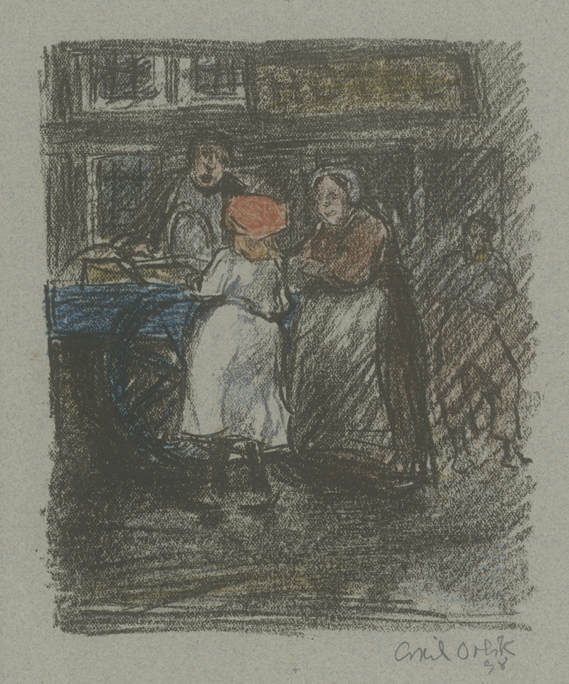 Lot 8092, Auction  127, Orlik, Emil, Muschelverkäufer, Rotterdam
