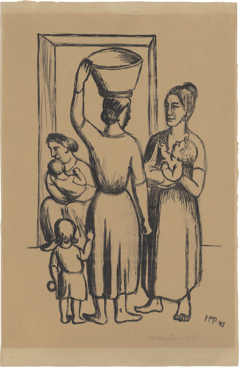 Lot 8101, Auction  127, Pechstein, Hermann Max, Italienerinnen