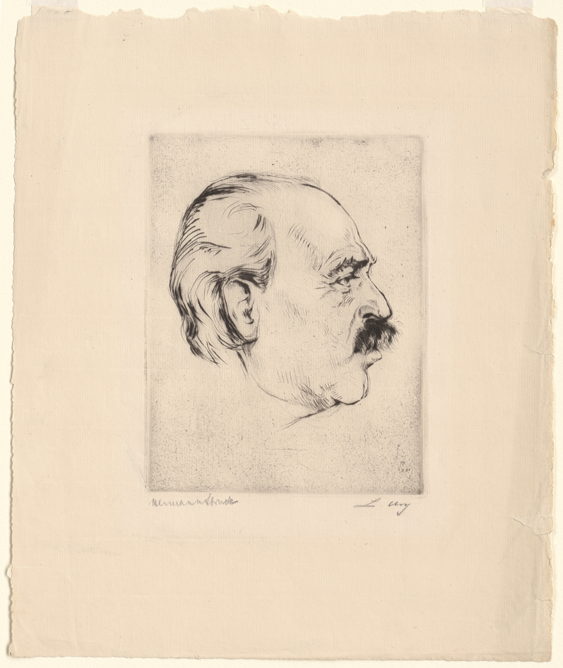 Lot 8117, Auction  127, Struck, Hermann, Portrait Lesser Ury