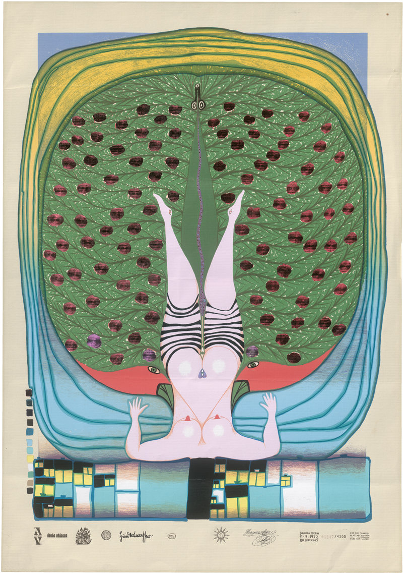Lot 8236, Auction  127, Hundertwasser, Friedensreich, Hommage à Schröder Sonnenstern
