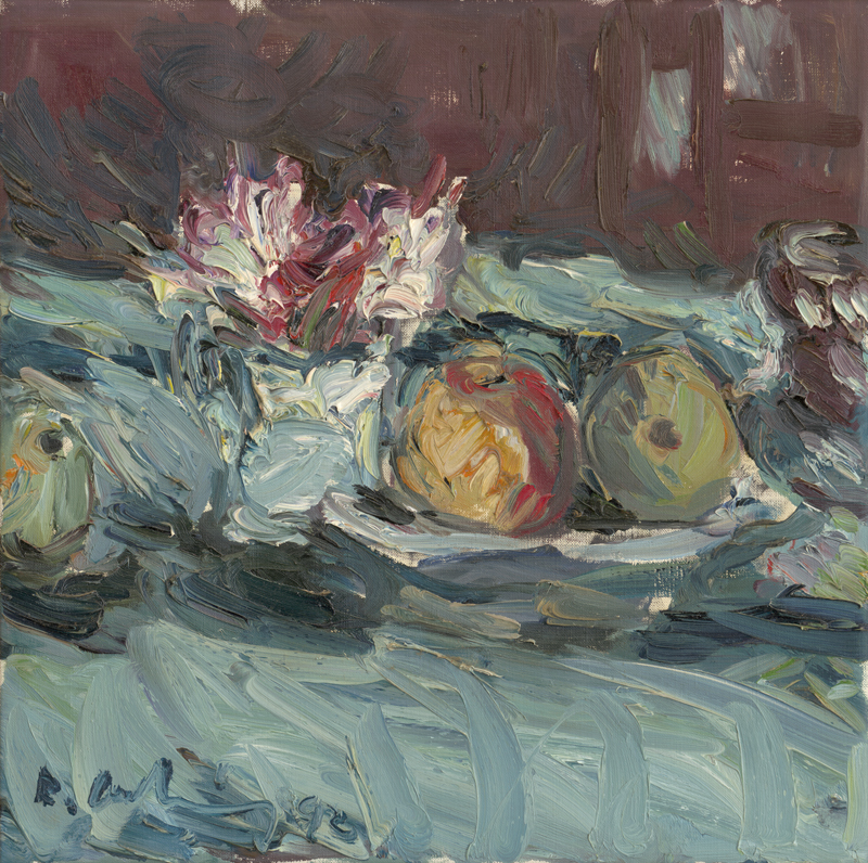 Lot 8256, Auction  127, Ladwig, Roland, Stilleben mit Obst und Blumen