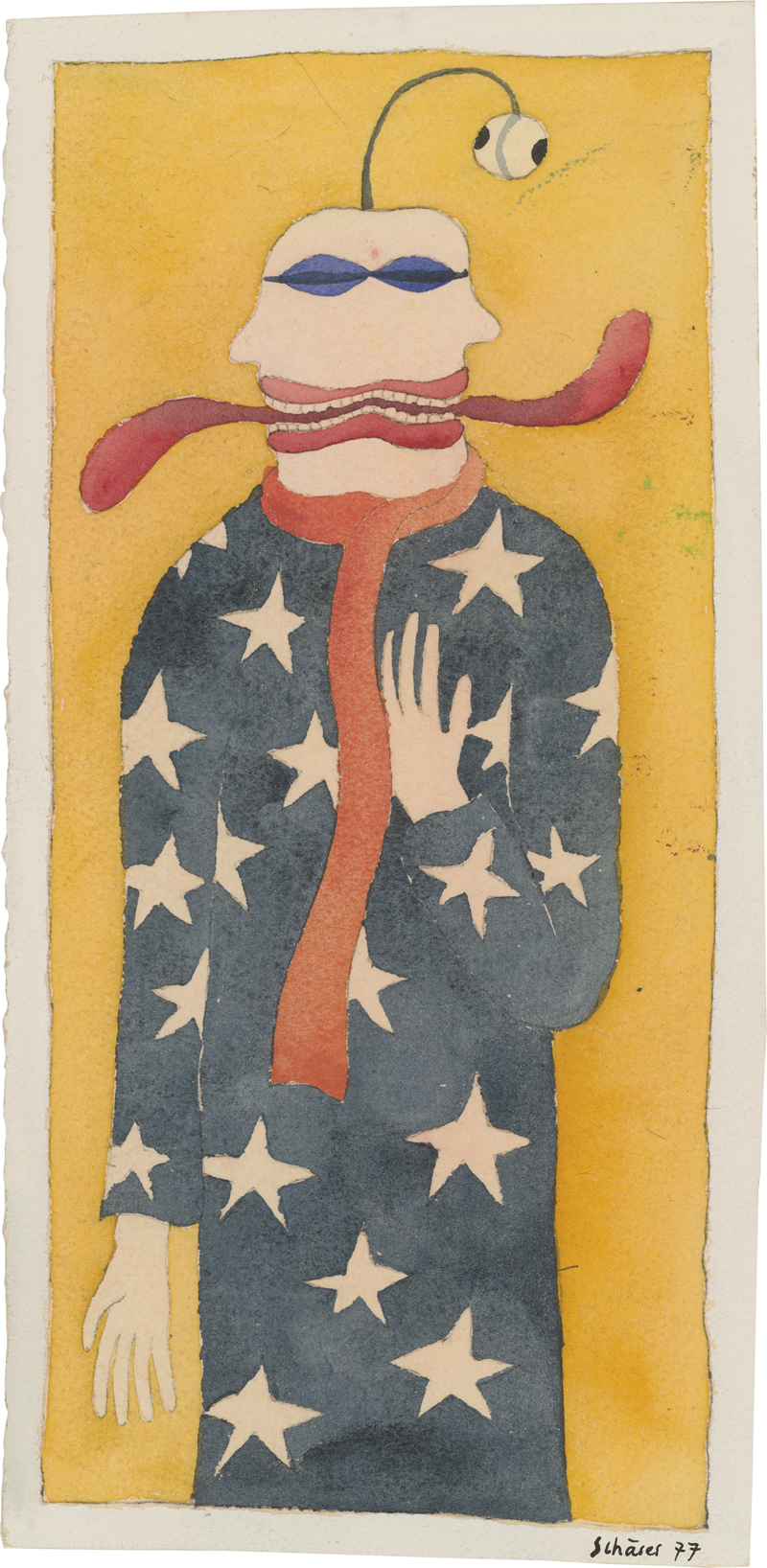 Lot 8282, Auction  127, Schärer, Hans, Janusköpfiger Artist