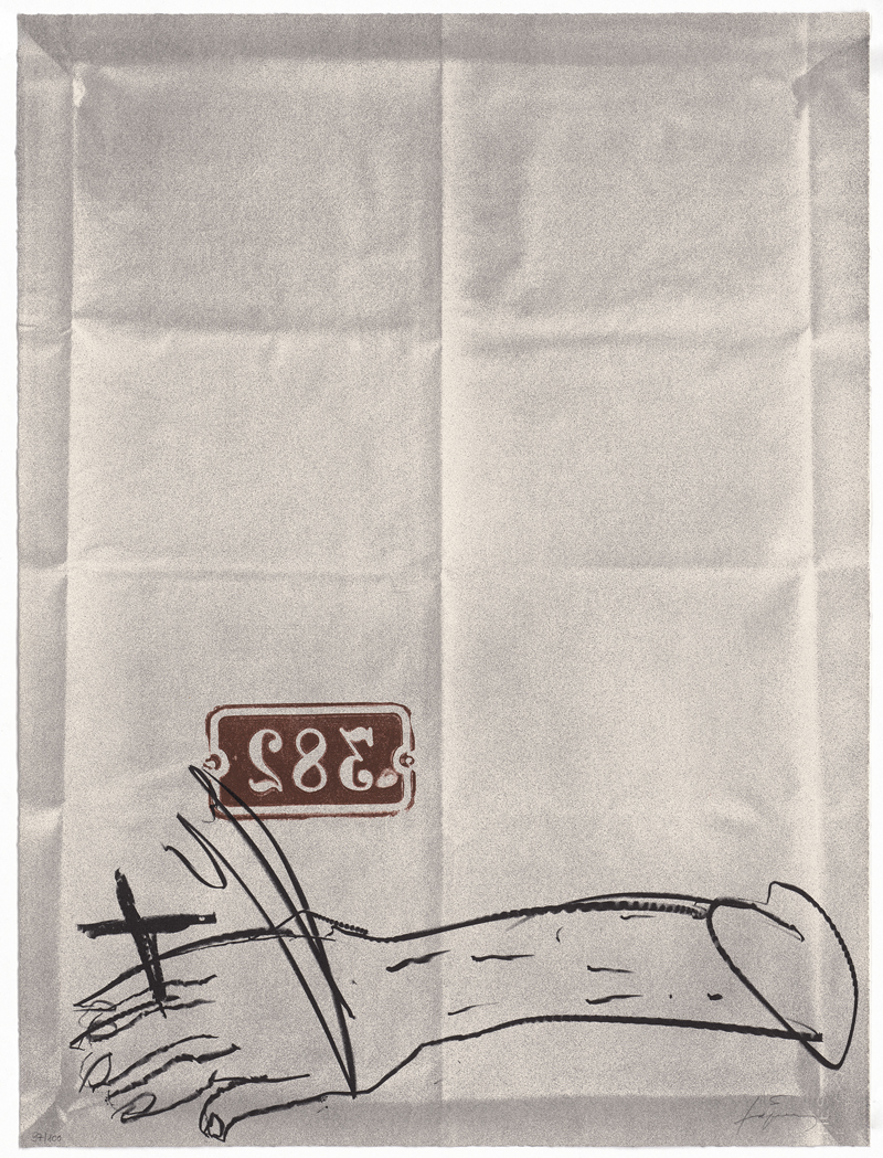 Lot 8295, Auction  127, Tàpies, Antoni, Bras et chiffres