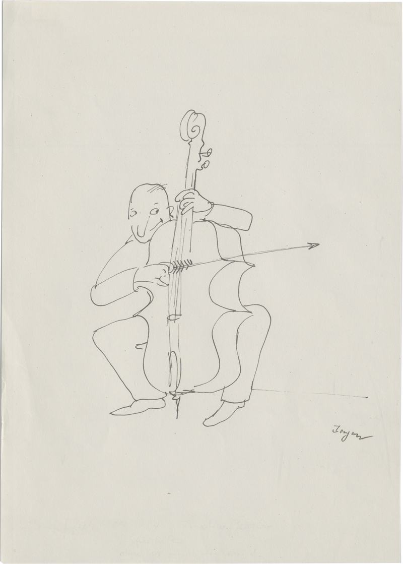 Lot 8304, Auction  127, Ungerer, Tomi, Am Kontrabass