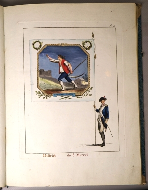 Los 448 - Moreau, Jean-Michel - Collection entière des drapeaux de l'armée nationale parisienne - 10 - thumb