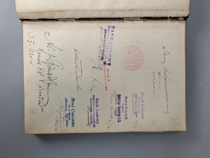 Los 474 - Konsularstempel-Album - Album mit ca. 160 Stempeln von internationalen Konsulaten und konsularischen Vertretungen - 5 - thumb
