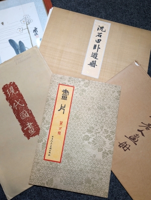 Los 573 - Naturdarstellungen und Qi Baishi - 40 Farbholzschnitte nach Qi Baishi und anderen chinesischen Meistern - 10 - thumb