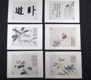 Los 573 - Naturdarstellungen und Qi Baishi - 40 Farbholzschnitte nach Qi Baishi und anderen chinesischen Meistern - 12 - thumb