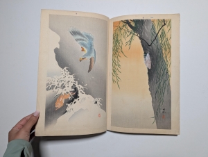 Los 574 - Ohara, Koson - Album mit 12 Farbholzschnitten mit Darstellungen von Flora und Fauna (vorwiegend Vögel) - 8 - thumb