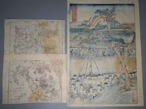 Los 585 - Ukiyo-e - Konvolut von 8 japanischen Farbholzschnitten - 8 - thumb