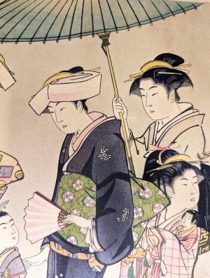 Los 586 - Ukiyo-e Blockbuch - Privat kompiliertes Album mit 43 japanischen Farbholzschnitten verschiedener Künstler und Schulen - 18 - thumb