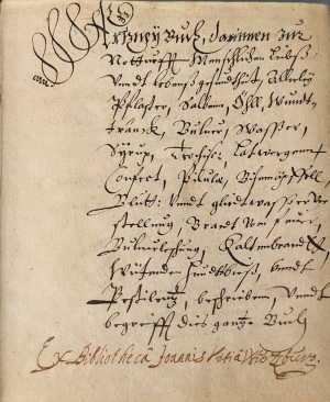 Los 1015a - Artzney Buch, - darinnen zur Notturft Menschlichen Leibß. Deutsche Hs. auf Papier - 10 - thumb