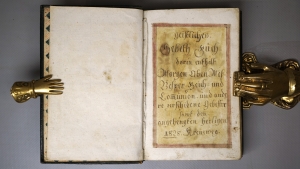 Los 1024 - Geistliches Gebeth Buch - Deutsche Handschrift auf Papier. Mit 12 ganzseitigen Miniaturen.  - 3 - thumb