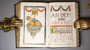 Los 1024 - Geistliches Gebeth Buch - Deutsche Handschrift auf Papier. Mit 12 ganzseitigen Miniaturen.  - 5 - thumb