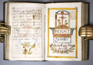 Los 1024 - Geistliches Gebeth Buch - Deutsche Handschrift auf Papier. Mit 12 ganzseitigen Miniaturen.  - 15 - thumb