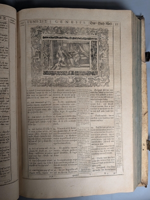 Los 1057 - Biblia polyglotta - Sacr. Bibliorum quadrilinguium - 6 - thumb