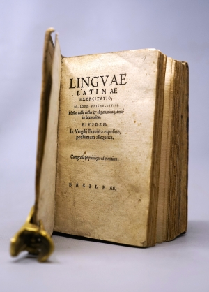 Los 1153 - Vives, Juan Luis - Linguae Latinae exercitatio + E, Tappe. Germanicorum adagiorum - 4 - thumb