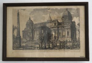 Los 1257 - Piranesi, Giovanni Battista - Rom. 6 Radierungen nach Piranesi - 1 - thumb