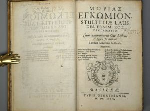 Los 2030 - Erasmus von Rotterdam, Desiderius - Morias Egkomion - 1 - thumb