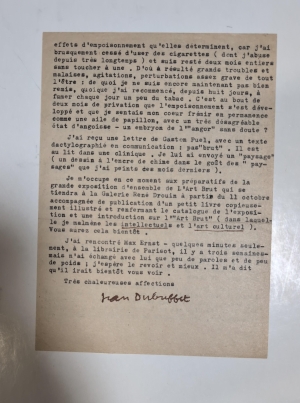 Los 2722 - Dubuffet, Jean - Brief an einen Freund - 2 - thumb