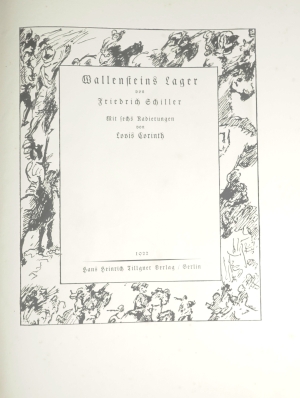 Los 3069 - Schiller, Friedrich und Corinth, Lovis - Illustr. - Wallensteins Lager - 3 - thumb