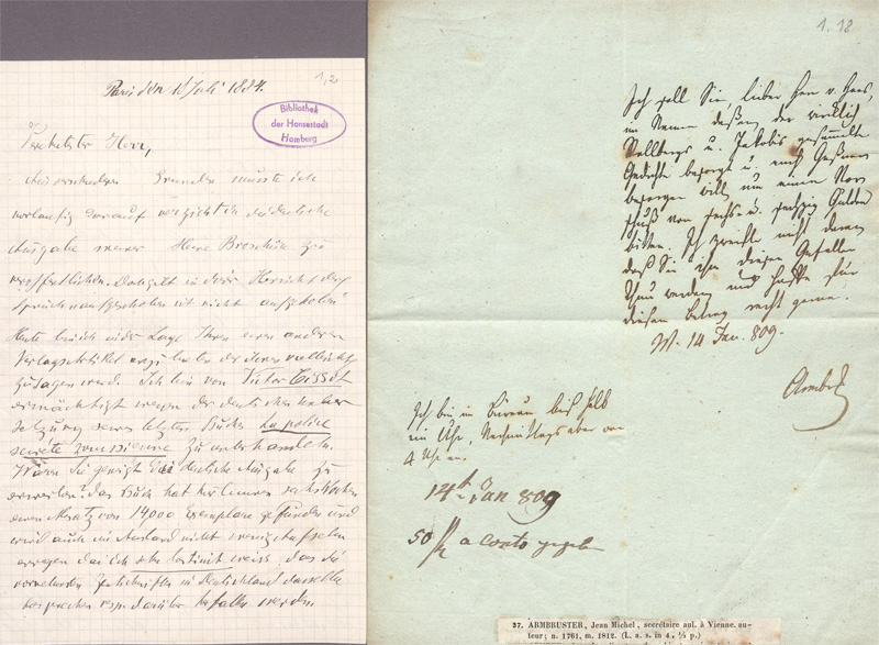 Lot 2395, Auction  128, Österreichische Schriftsteller und Journalisten des 18. Jahrhunderts, 45 Autographen