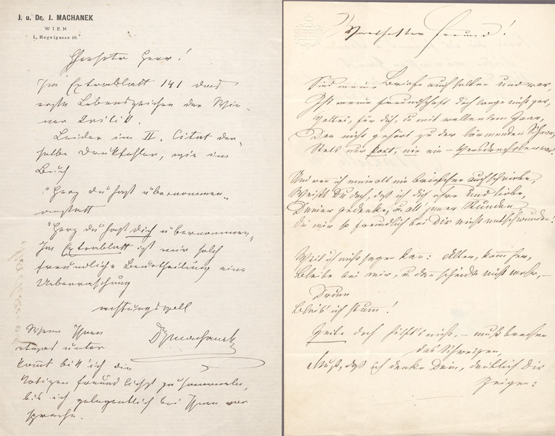 Lot 2396, Auction  128, Österreichische Schriftsteller des 18. und 19. Jahrhunderts, 44 Autographen