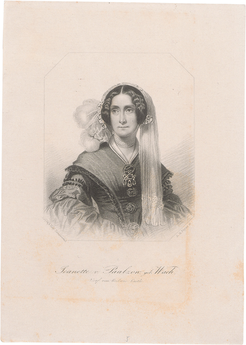 Lot 2398, Auction  128, Paalzow, Henriette, Brief an einen Redakteur über Karl Goedekes Literaturkritik. 1845
