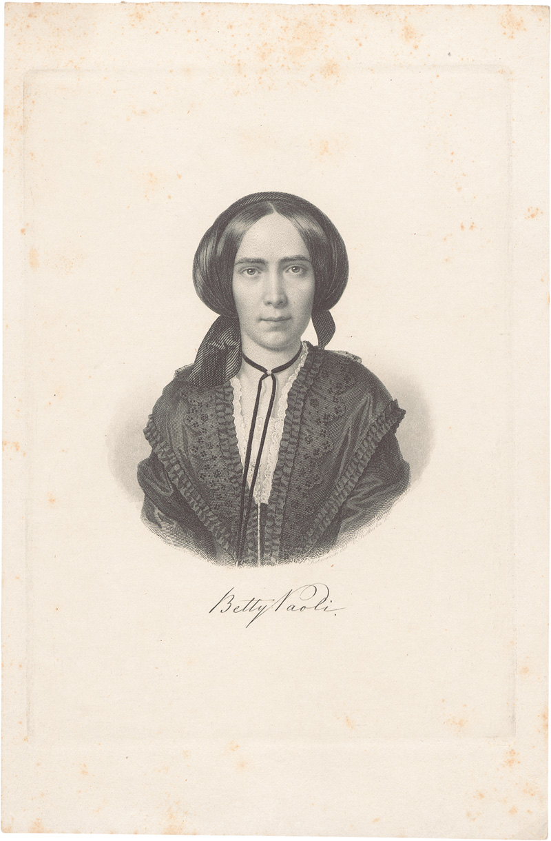 Lot 2399, Auction  128, Paoli, Betty, Brief an Hermann Kiewy über ihre Beziehung zu Nicolaus Lenau. 1887