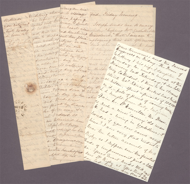 Lot 2422, Auction  128, Schriftstellerinnen des 19. Jahrhunderts, Mehr als 90 Briefe und Karten