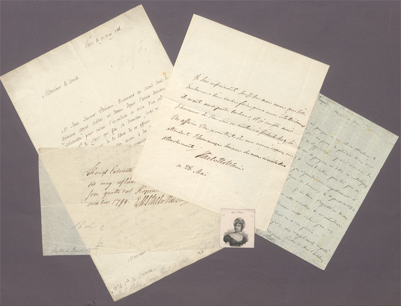 Lot 2431, Auction  128, Staël-Holstein, Germaine Baronne de, Brief 1813 aus Genf an Charles de Pougens. 1813
