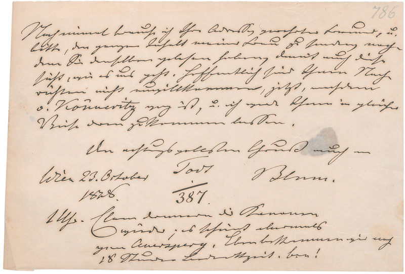 Lot 2462, Auction  128, Blum, Robert, 2 Briefe + wertvolle Beilagen. Wien 1848