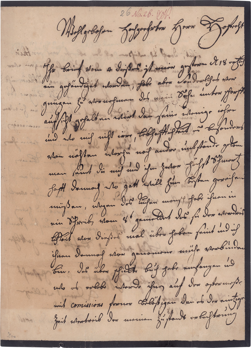 Lot 2466, Auction  128, Cosel, Anna Constantia Gräfin von, Brief an den Hofrat v. Wichmannshausen in Dresden. 1733